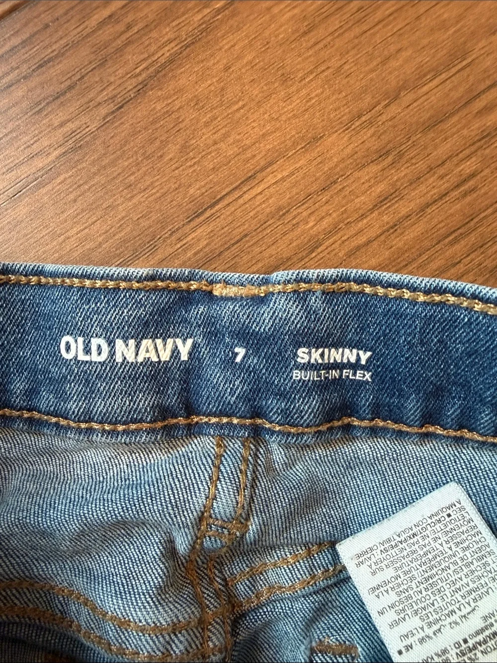 Old Navy Boys Light Blue Skinny Jeans Size 7 - C26-058
